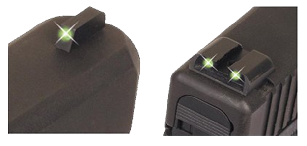 Picture of  Truglo Tg231s1 Tritium  Black | Green Tritium Front Sight Green Tritium Rear Sight 788130101933
