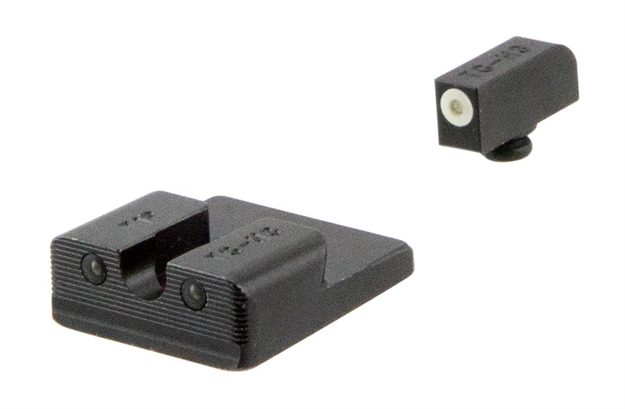 Picture of  Truglo Tg231t2w Tritium Pro  Black | Green Tritium White Outline Front Sight Green Tritium Rear Sight