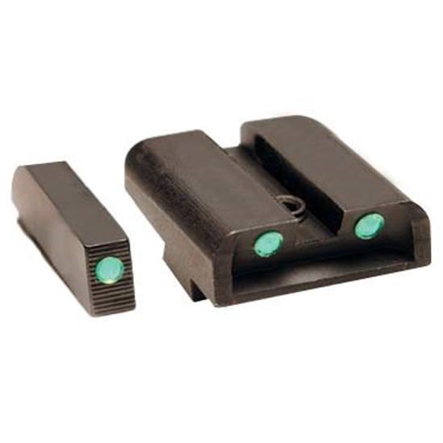 Picture of  Truglo Tg231x Tritium  Black | Green Tritium Front Sight Green Tritium Rear Sight 788130101988
