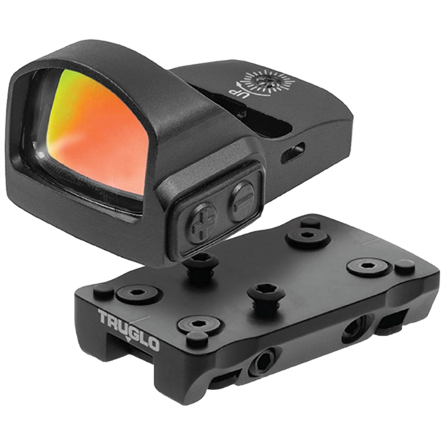 Picture of Truglo Tg8100b2 Tru-Tec Sight & Mount Kit 23X17mm 3 Moa Red Dot Black