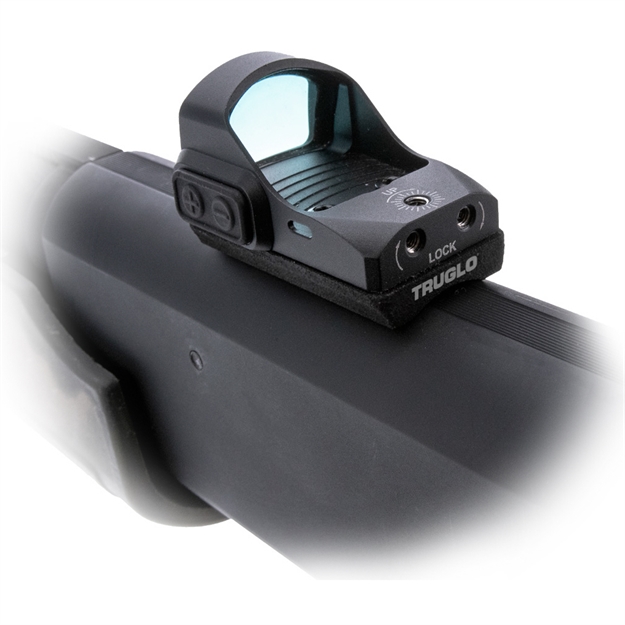 Picture of Truglo Tg8100b3 Tru-Tec Sight & Mount Kit 1X 23X17mm 3 Moa Illuminated Red Dot Black For Remington