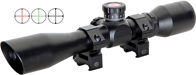 Picture of Truglo Tg8504btn Tactical 4X 32Mm 22.5Ft@100Yds Fov 1" Tube Blk Mil-Dot