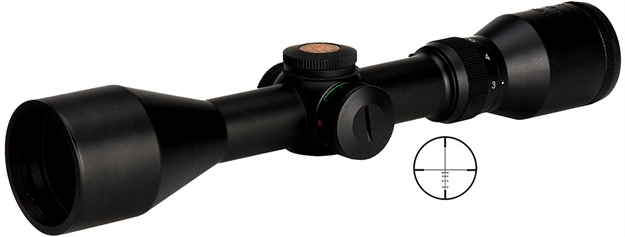 Picture of Truglo Tg8531blm Tru Brite 3-12X 44Mm 8.4-33.2Ft@100Yds 1" Tube Blk Bullet Drop