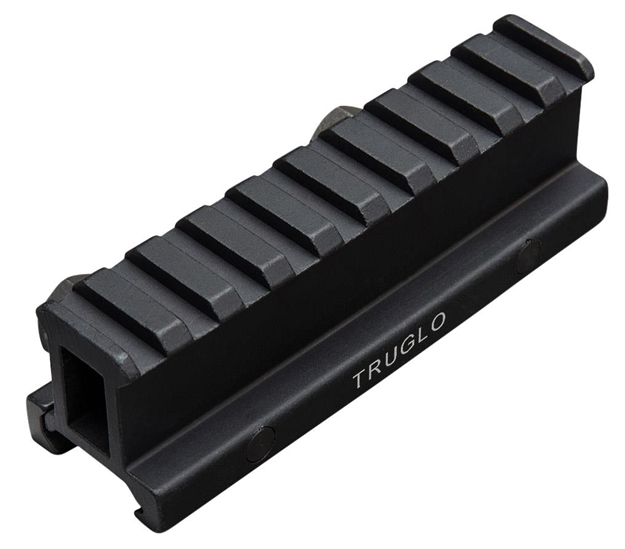 Picture of Truglo Picatinny-Style Riser Mount, 1" H, 4" L, 1-Piece, Cnc Aluminum, Black TG8990B