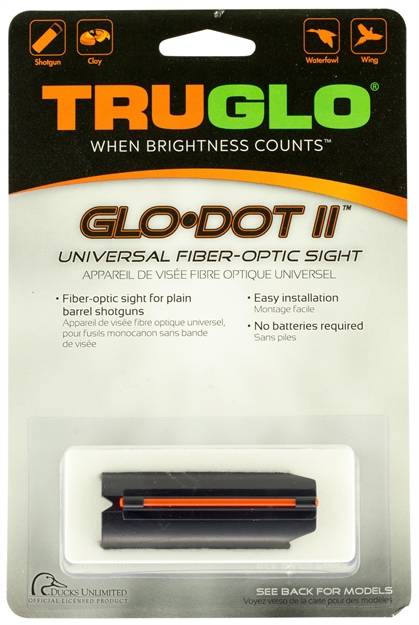 Picture of Truglo Sight Glo-Dot II Red Snap-On For Plain Barrel 12/20 TG92A