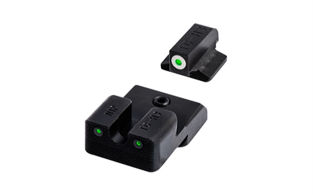 Picture of  Truglo Tg231k1w Tritium Pro  Black | Green Tritium White Outline Front Sight Green Tritium Rear Sight