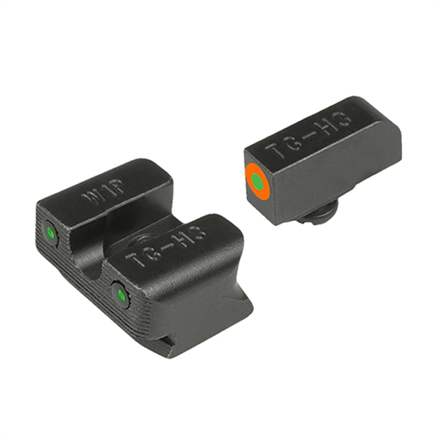 Picture of  Truglo Tgtg231w1c Tritium Pro  Black | Green Tritium Orange Outline Front Sight Green Tritium Rear Sight 788130028520