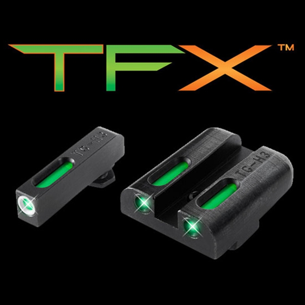 Picture of  Truglo Tgtg231n4 Tritium  Black | Green Tritium Front Sight Green Tritium Rear Sight