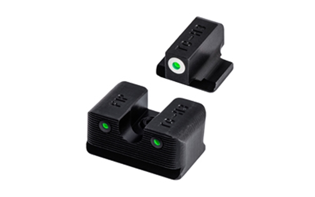 Picture of  Truglo Tgtg231f2w Tritium Pro  Black | Green Tritium White Outline Front Sight Green Tritium Rear Sight