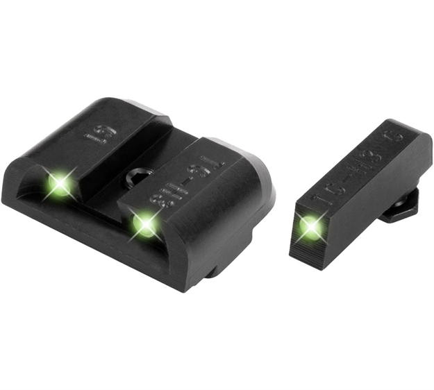 Picture of  Truglo Tgtg231r1 Tritium  Black | Green Tritium Front Sight Green Tritium Rear Sight