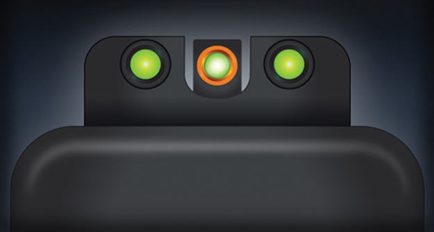 Picture of  Truglo Tg13gl2pc Tfx Pro  Black | Green Tritium & Fiber Optic Orange Outline Front Sight Green Tritium & Fiber Optic Rear Sight 788130022528