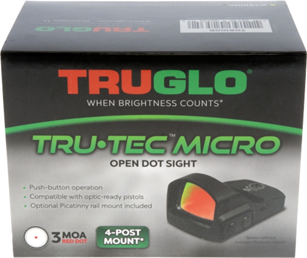 Picture of Truglo Reflex Red Dot 3Moa Universal Rib/Doctor Mounting* TG8100B2