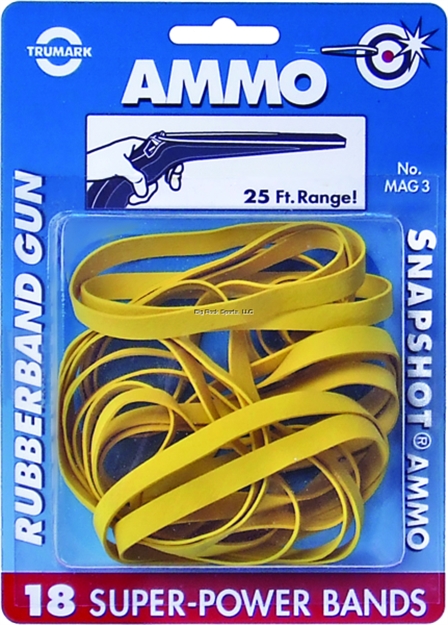 Picture of Trumark Rubberband Gun Ammo 20Ct