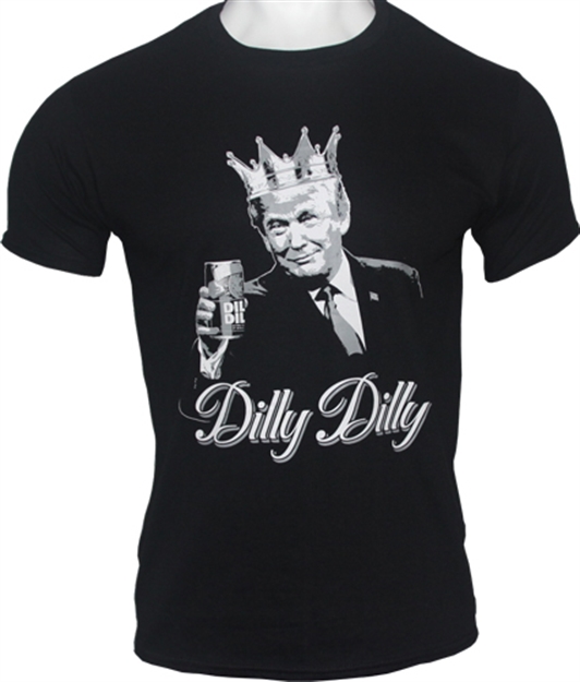 Picture of Trump  Men's T-Shirt  Dilly Dilly Large Black