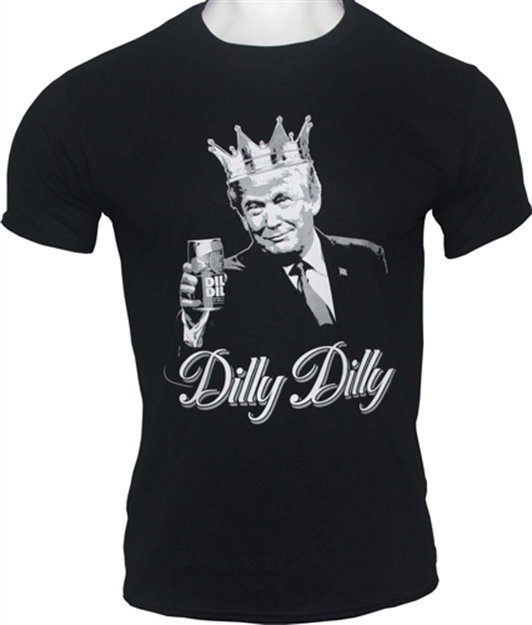 Picture of Trump  Men's T-Shirt  Dilly Dilly Xx-Large Black