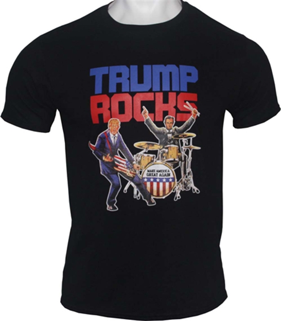 Picture of Trump  Men's T-Shirt  Rocks II Xx-Large Black