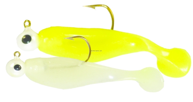 Picture of Ttf Dbl Shad Rig Glo Wht/Glo Chart 1/8Oz