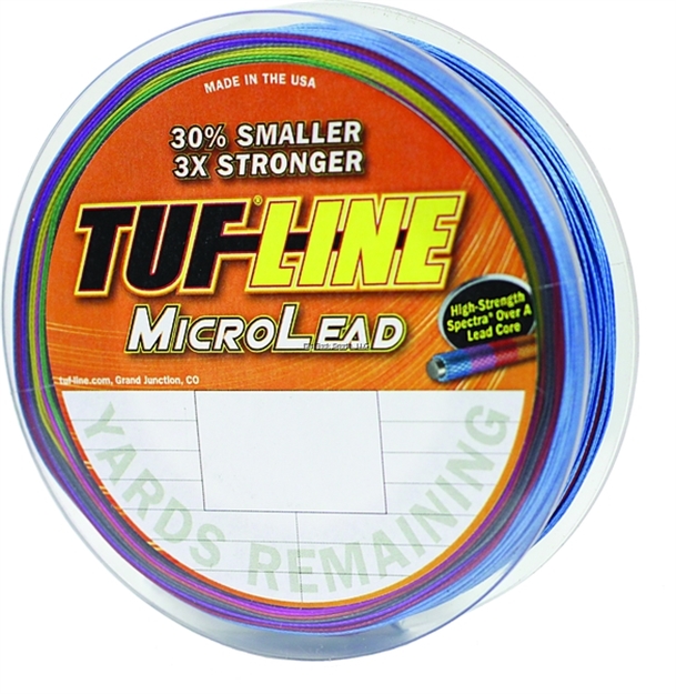 Picture of Tuf-Line Microlead Lead Core Spectra Braid Trolling Line 27Lb 100Yd Metered