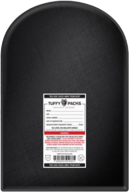 Picture of Tuffy Packs Ballistic Shield Backpack Insert 12"X16" 23 Ozs