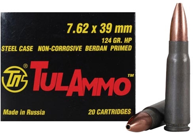 Picture of Tul 7.62X39 124Gr HP 20/Box