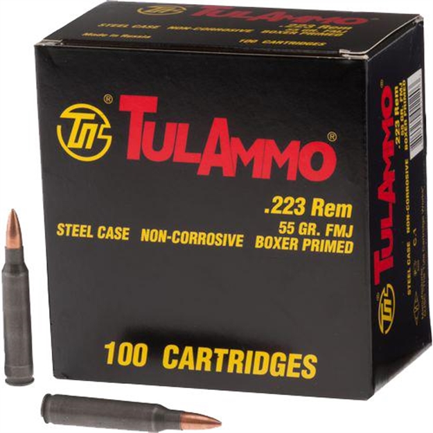 Picture of Tula 223Rem 55Gr Fmj 100/1000
