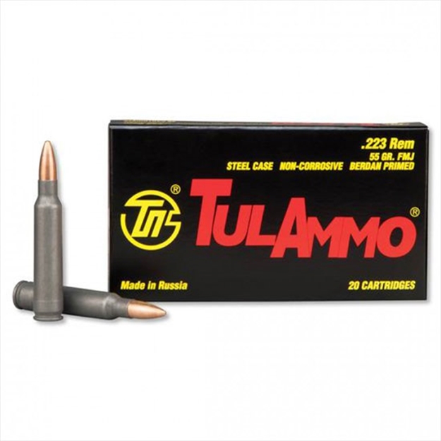 Picture of Tula 223Rem 55Gr Fmj 40/1000