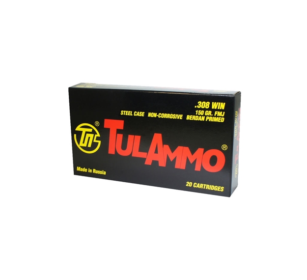 Picture of Tula 308Win 150Gr Fmj NC 20/500