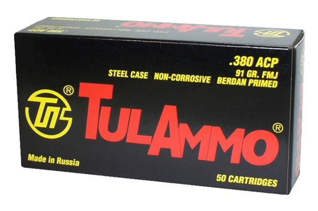 Picture of Tula 380Acp 91Gr Fmj 50/1000