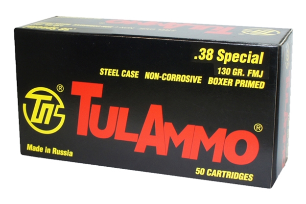 Picture of Tula 38Spl 130Gr Fmj 50/1000