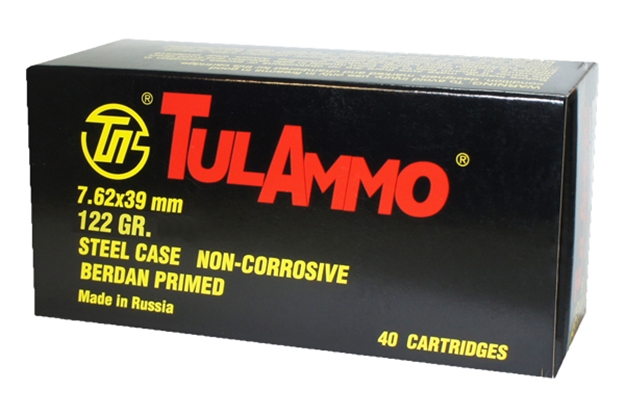 Picture of Tula 7.62X39 122Gr Fmj 40Rd