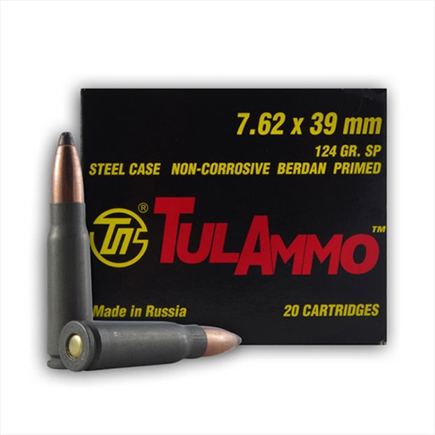 Picture of Tula 7.62X39 124Gr Fmj 100/1000