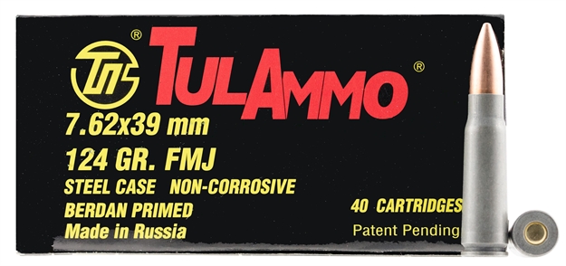 Picture of Tula 7.62X39 124Gr HP 40/1000