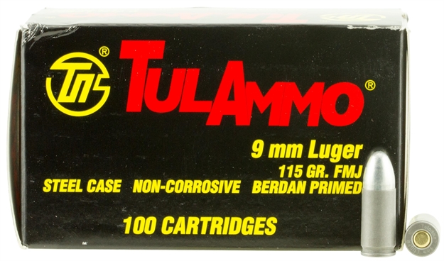 Picture of Tula 9Mm 115Gr Fmj 100/1000