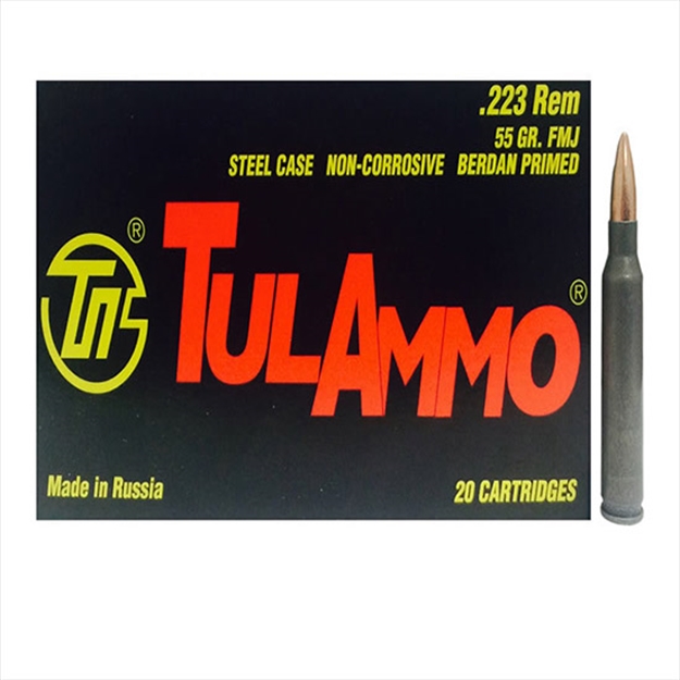 Picture of Tula 223Rem 55Gr HP 20/1000