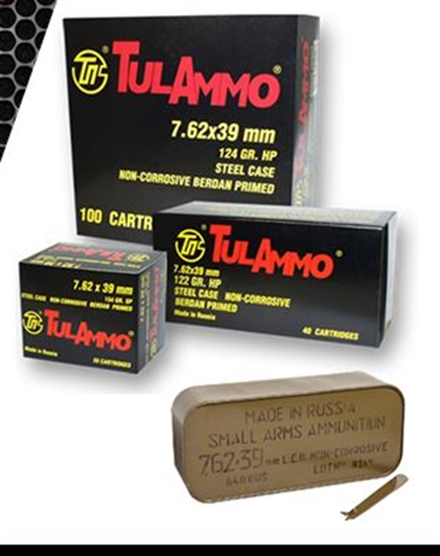 Picture of Tula Ammo 7.62X39 122Gr Fmj 40Rds
