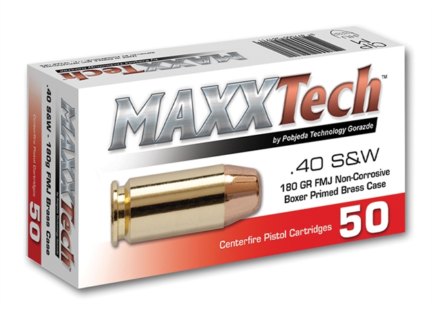 Picture of Tulammo Brass 40S&W 180Gr Fmj50bx