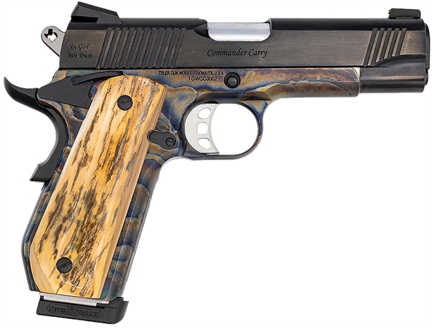 Picture of Italian Firearms Group Gunworks 1911 Govt 45Acp 5" 8Rnd Cc/Blued/Ivory< TGWGVCC45M