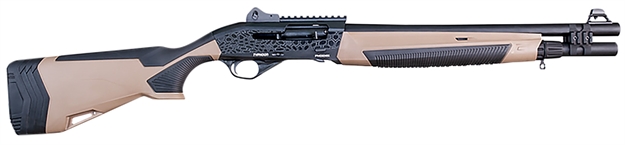 Picture of  Typhoon Defense Fpx0701t Phoenix Fpx 12 Gauge 3" 4+1 26", Flat Dark Earth With Hexacote Rec, Synthetic Furniture With Black Overmold Grip Panels, Tritium Front Sight, Ext. Chokes 713012051020
