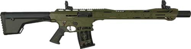 Picture of Typhoon Defense Industries Defense F12 Sport 12Ga 18.5 Bbl 3-5Rd Mag Green