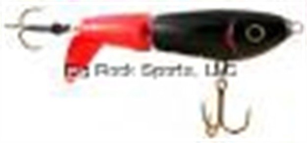 Picture of Tyrant Crusader Top Water Prop Lure 6.5", Wide Gap Short Shank 5/0 Hook, Black Fire Tail