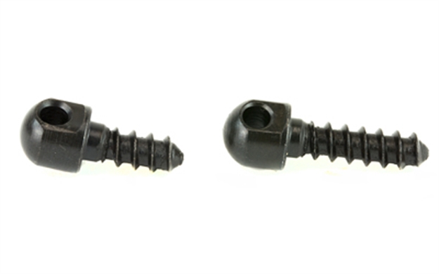 Picture of  Uncle Mike's 25200 Magnum Band 115 Rgs Screw Set Made OF Blued Steel Includes 1/2" Forend Base, 3/4" Rear Base Screws & White Spacers For Wood Stock Bolt Action Rifles
