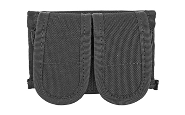 Picture of  Uncle Mike's 88281 Universal Speedloader Mag Pouch Double Black Kodra Nylon Hook & Loop 38 Cal 45 Cal Belts 2.25" Wide 043699882816
