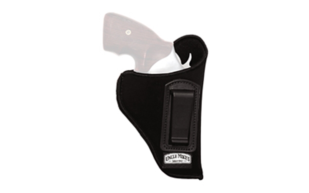Picture of  Uncle Mike's 89101 Inside The Pants Holster Iwb Size 10 Black Suede Like Belt Clip Fits 22-25 Cal Small Autos Right Hand 043699891016