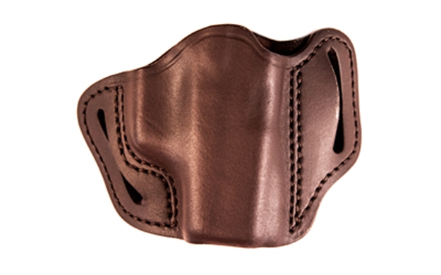 Picture of Uncle Mikes-Leather(1791) Umowb1brwr Outside The Waistband  Owb Size 01 Brown Leather Belt Slide Fits Springfield Hellcat Right Hand UM-OWB-1-BRW-R
