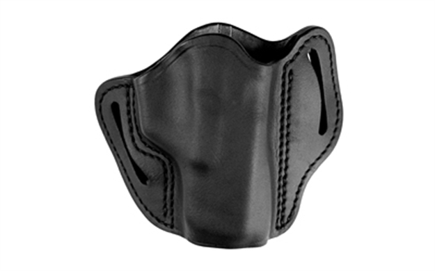 Picture of Uncle Mikes-Leather(1791) Umowb2mblr Outside The Waistband Holster Owb Size 02 Matte Black Leather Belt Slide Fits Glock 17/19 Right Hand UM-OWB-2-MBL-R 810102212436