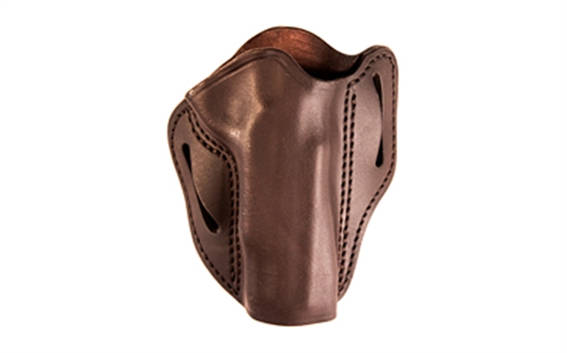 Picture of Uncle Mikes-Leather(1791) Umowb3brwr Outside The Waistband Holster Owb Size 03 Brown Leather Belt Slide Fits 1911 5" Right Hand UM-OWB-3-BRW-R 810102212443