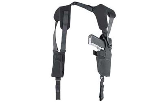 Picture of  Uncle Mike's 75051 Pro-Pak Vertical Shoulder Shoulder Size 05 Black Nylon Harness Fits Large Semi-Auto Fits 4.50-5" Barrel Right Hand