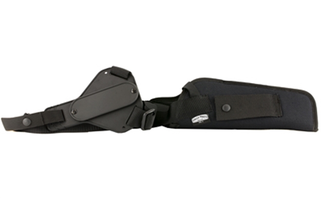 Picture of  Uncle Mike's 83031 Sidekick Vertical Shoulder Holster Shoulder Size 03 Black Cordura Harness Fits Med/Large DA Revolver Fits 5-6.50" Barrel Right Hand 043699830312