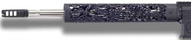 Picture of U-Nique Handguard 12" Black Lotus Dragon Fits Ar-15<