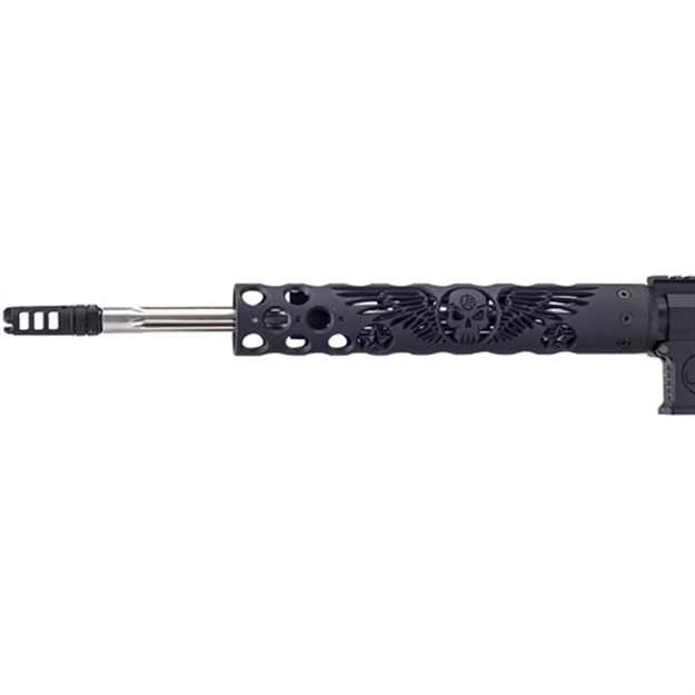 Picture of U-Nique Handguard 12" Black Wing And Skull Fits Ar-15